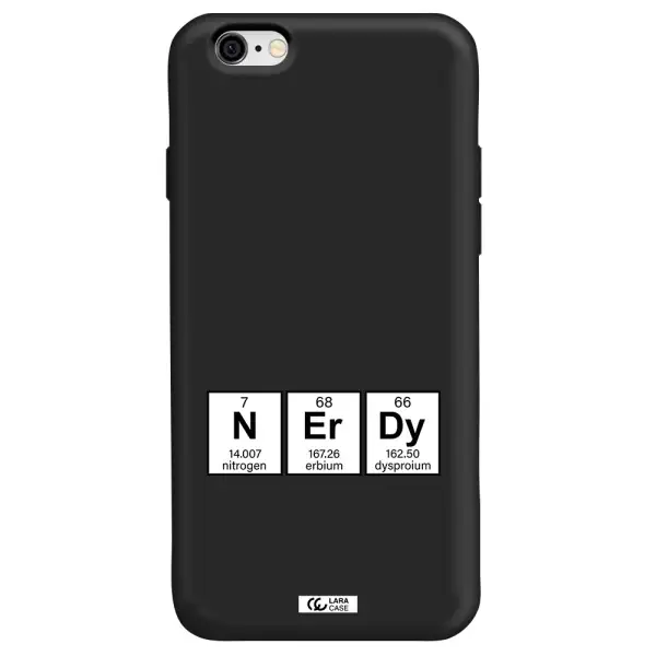 a group of periodic table symbols Apple iPhone 6 Silicone black Case