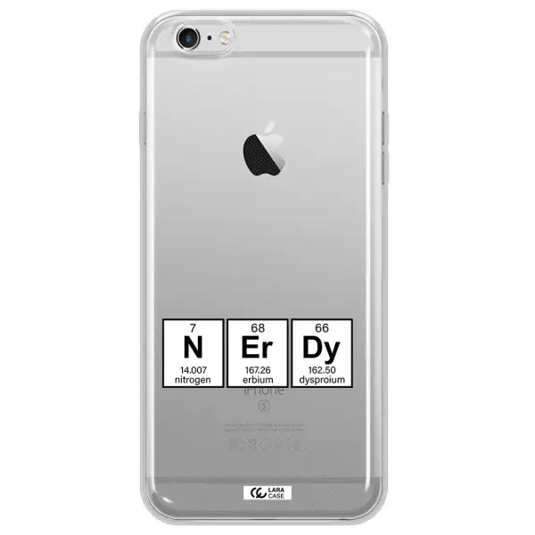 a group of periodic table symbols Apple iPhone 6S Clear TPU Case