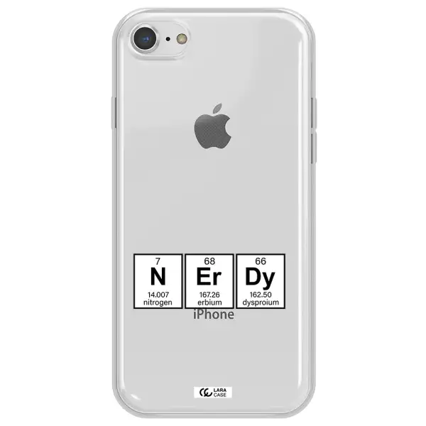a group of periodic table symbols Apple iPhone 7 Clear TPU Case