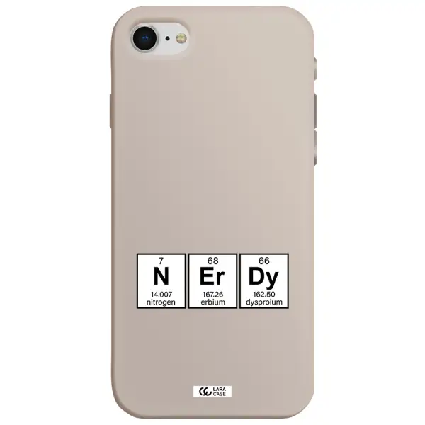 a group of periodic table symbols Apple iPhone se 2020 Silicone Stone Case