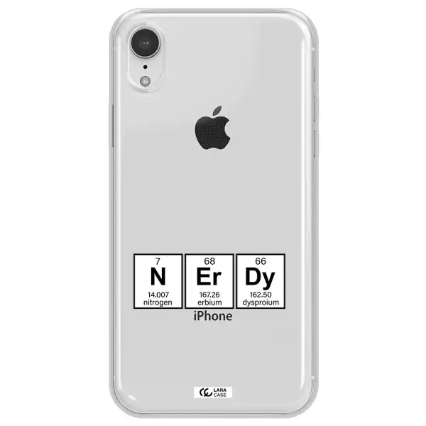 a group of periodic table symbols Apple iPhone XR Clear TPU Case