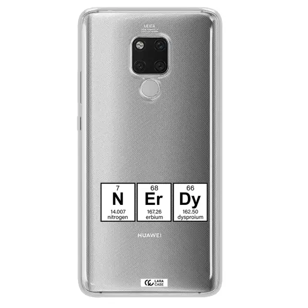 a group of periodic table symbols Huawei Mate 20X Clear TPU Case