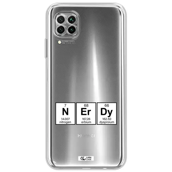 A Group Of Periodic Table Symbols Huawei Nova 7I Clear Tpu Case