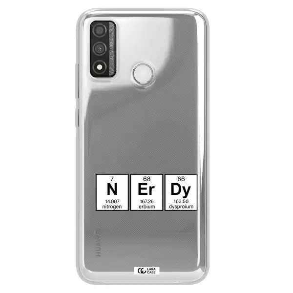 a group of periodic table symbols Huawei P Smart 2020 Clear TPU Case