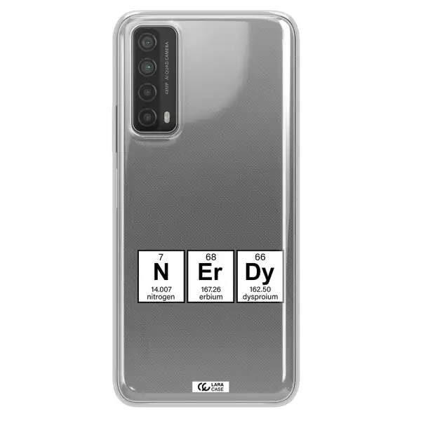 a group of periodic table symbols Huawei P Smart 2021 Clear TPU Case