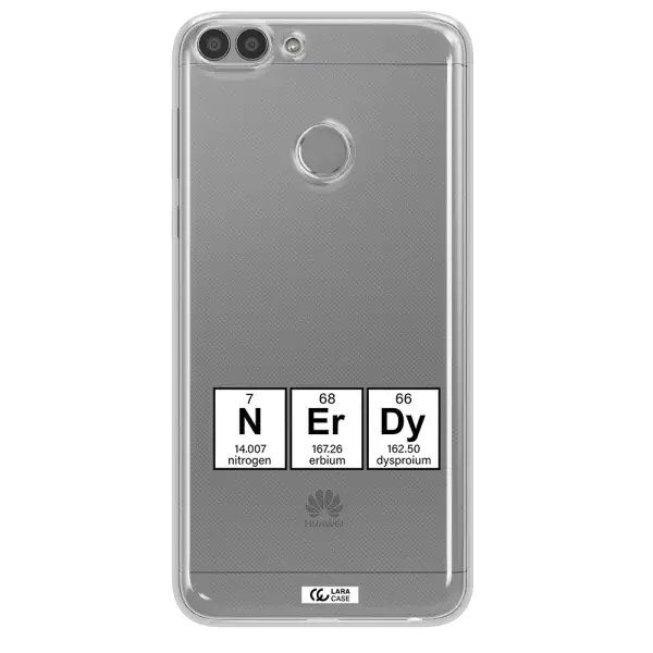 a group of periodic table symbols Huawei P Smart Clear TPU Case