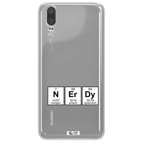 a group of periodic table symbols Huawei P20 Clear TPU Case