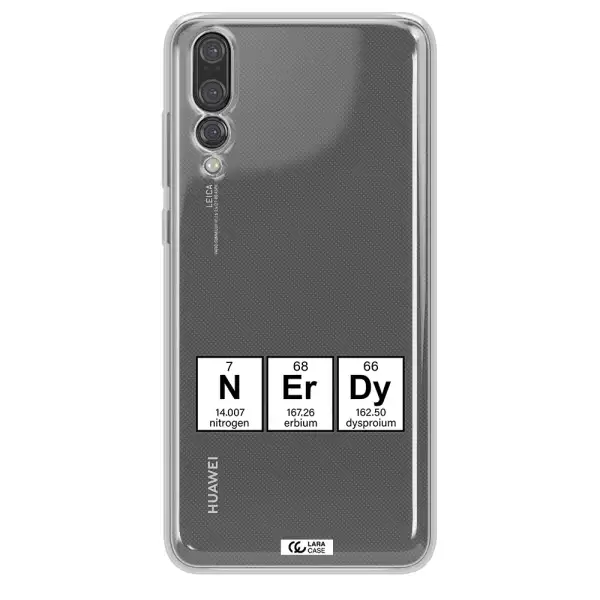 a group of periodic table symbols Huawei P20 Pro Clear TPU Case
