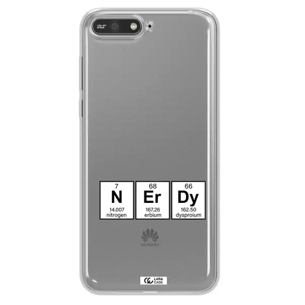 a group of periodic table symbols Huawei Y6 2018 Clear TPU Case