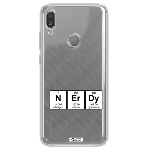 a group of periodic table symbols Huawei Y6 2019 Clear TPU Case
