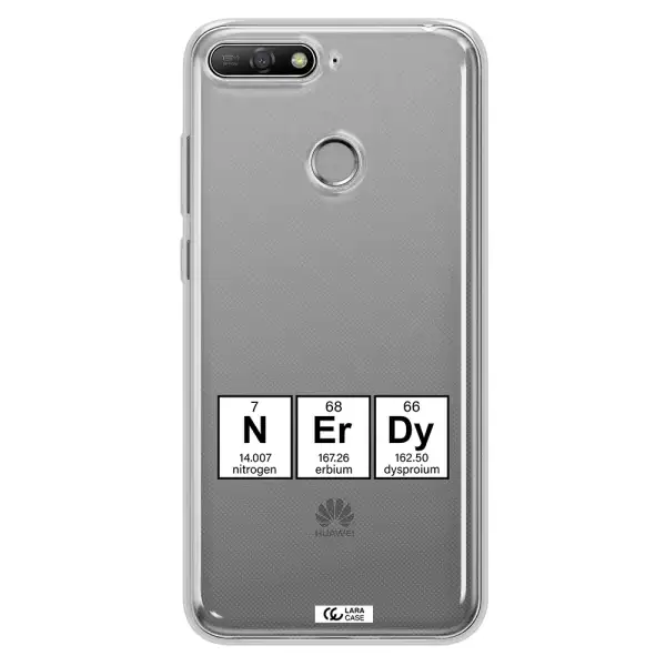 a group of periodic table symbols Huawei Y6 Prime 2018 Clear TPU Case