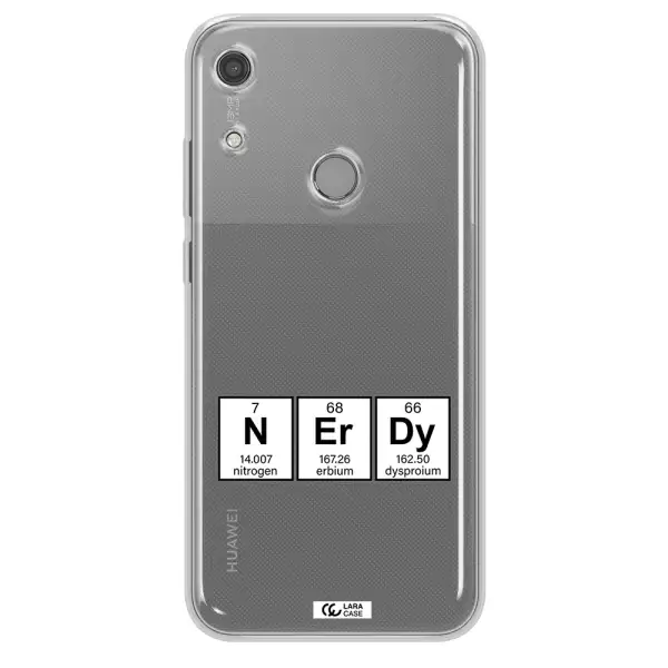 a group of periodic table symbols Huawei Y6S Clear TPU Case