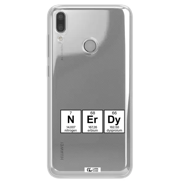 a group of periodic table symbols Huawei Y9 2019 Clear TPU Case