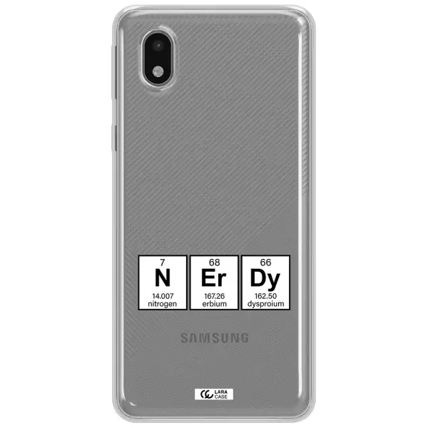 A Group Of Periodic Table Symbols Samsung A01 Core Clear Tpu Case