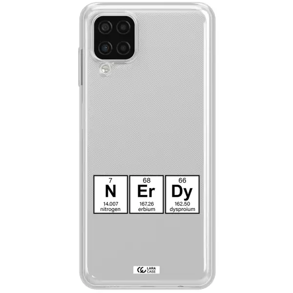 a group of periodic table symbols Samsung A12 4g Clear TPU Case