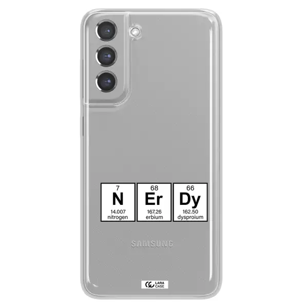 a group of periodic table symbols Samsung A21 Fe Clear TPU Case