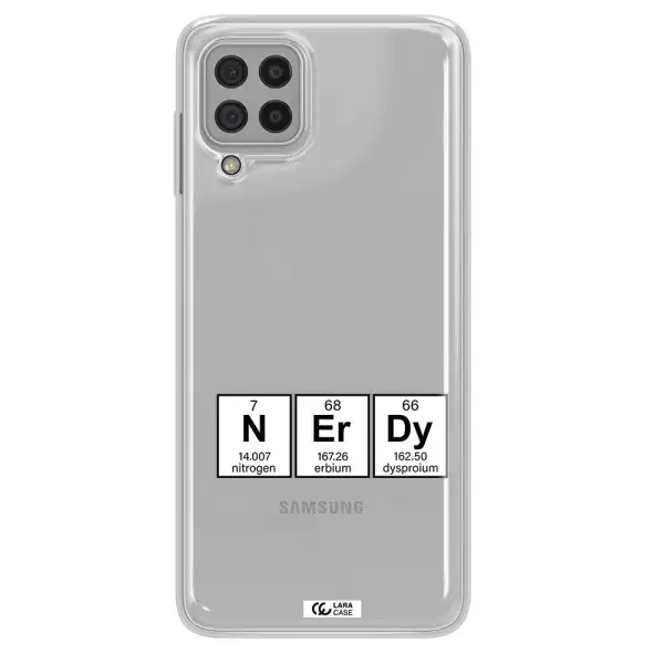 a group of periodic table symbols Samsung A22 4g Clear TPU Case