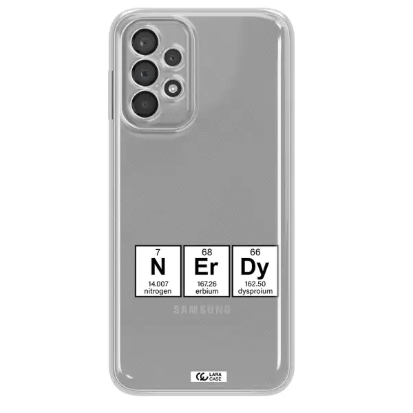 A Group Of Periodic Table Symbols Samsung A23 5G Clear Tpu Case
