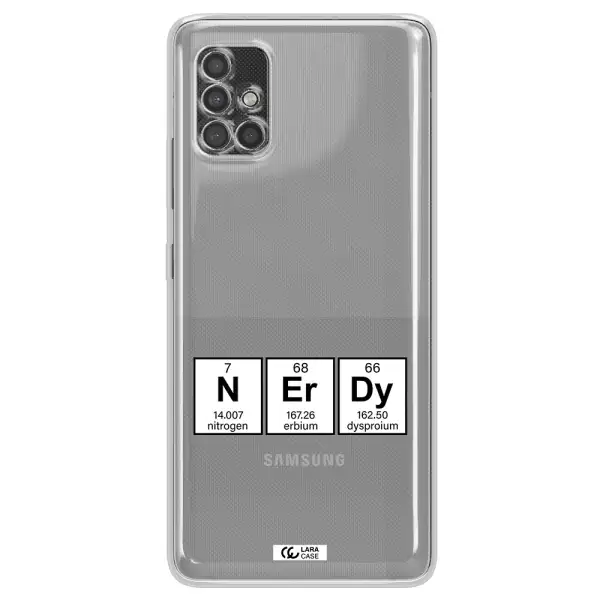 A Group Of Periodic Table Symbols Samsung A40S Clear Tpu Case