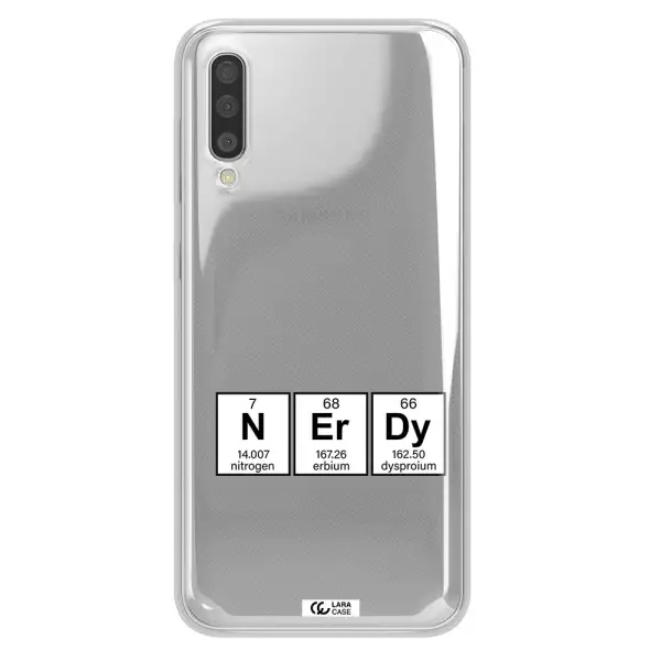 A Group Of Periodic Table Symbols Samsung A50S Clear Tpu Case