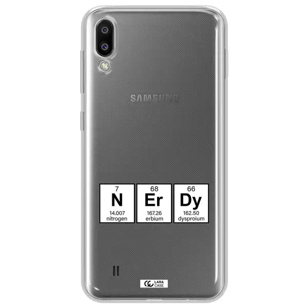 a group of periodic table symbols Samsung M10 Clear TPU Case