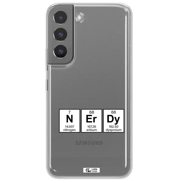 a group of periodic table symbols Samsung S 22 Plus Clear TPU Case