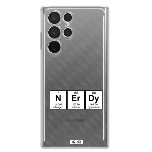 a group of periodic table symbols Samsung S 22 Ultra Clear TPU Case