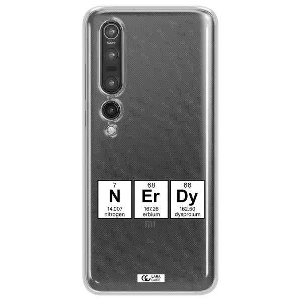 a group of periodic table symbols Xiaomi Mi 10 Pro Clear TPU Case