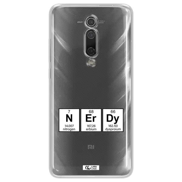 a group of periodic table symbols Xiaomi Mi 9T Clear TPU Case