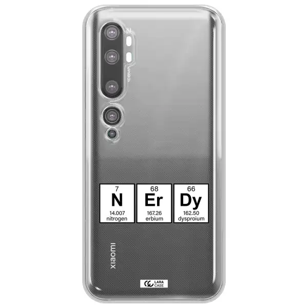a group of periodic table symbols Xiaomi Mi Note 10 Clear TPU Case