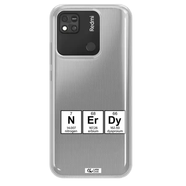 a group of periodic table symbols Xiaomi Redmi 10A Clear TPU Case