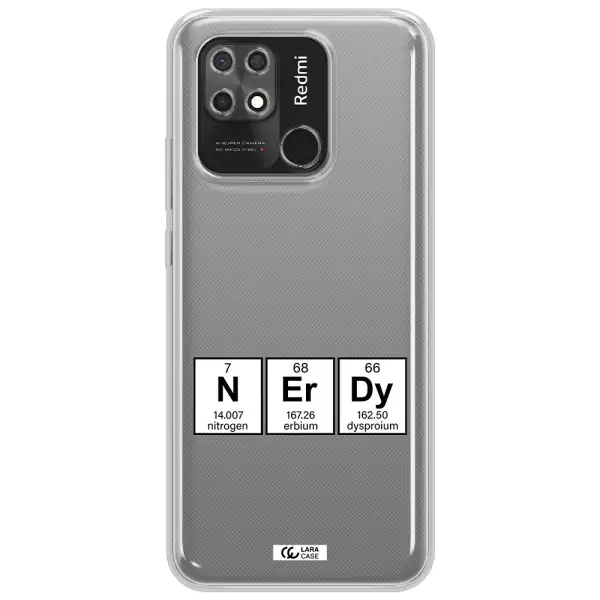 a group of periodic table symbols Xiaomi Redmi 10C Clear TPU Case