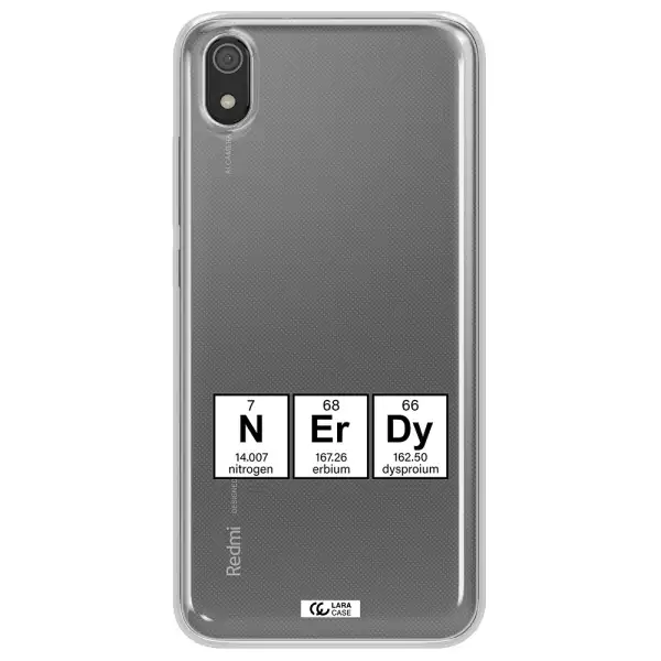 a group of periodic table symbols Xiaomi Redmi 7A Clear TPU Case