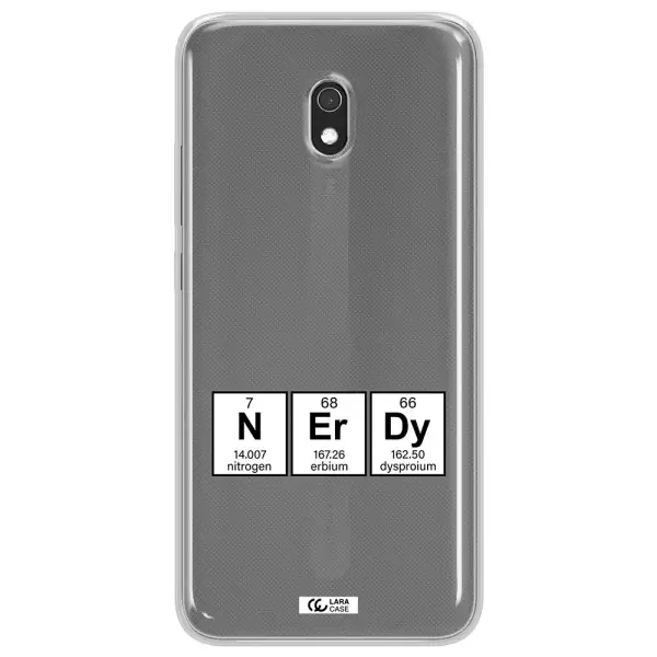 a group of periodic table symbols Xiaomi Redmi 8A Clear TPU Case