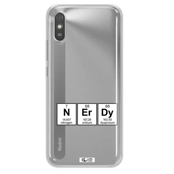 a group of periodic table symbols Xiaomi Redmi 9A Clear TPU Case