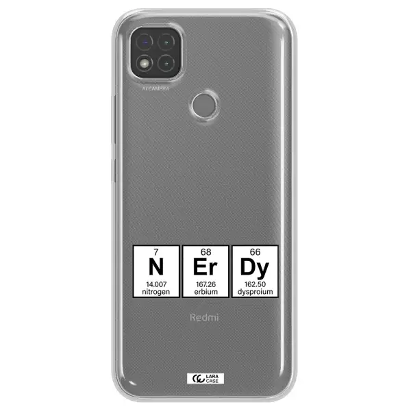 a group of periodic table symbols Xiaomi Redmi 9C Clear TPU Case
