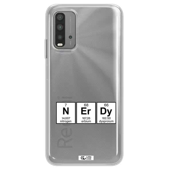 a group of periodic table symbols Xiaomi Redmi 9T Clear TPU Case