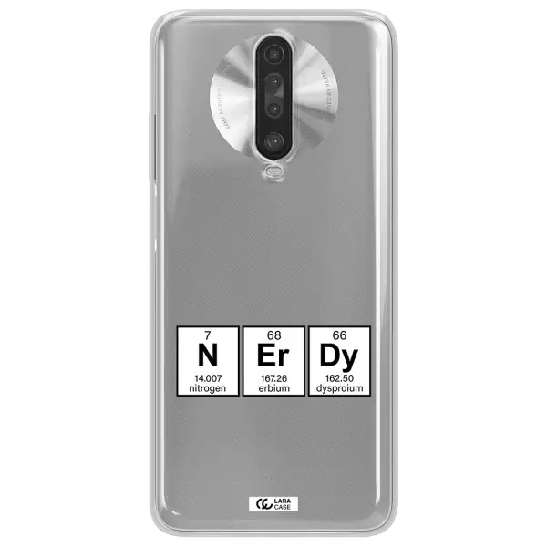 a group of periodic table symbols Xiaomi Redmi K30 Clear TPU Case