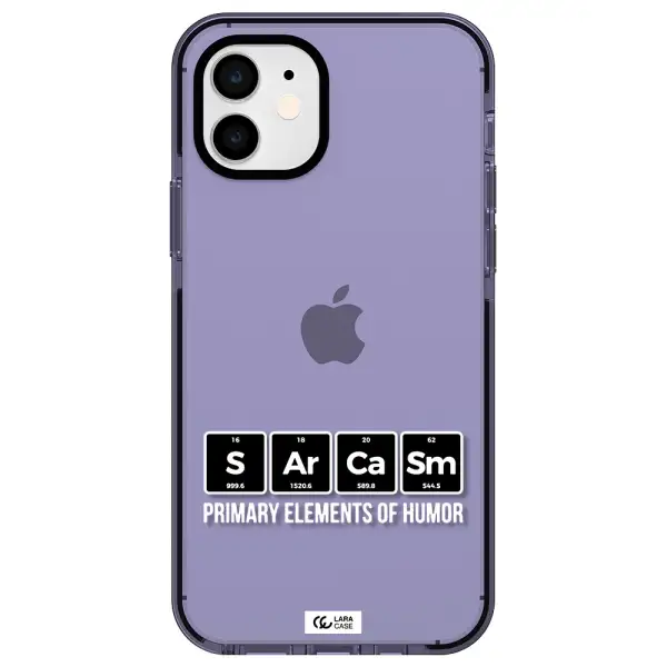 a group of black square letters with white text Apple iPhone 11 impact Lilac Case