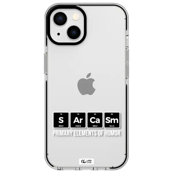 a group of black square letters with white text Apple iPhone 13 impact black border Case