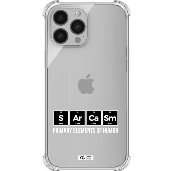 a group of black square letters with white text Apple iPhone 13 Pro Clear PC Case
