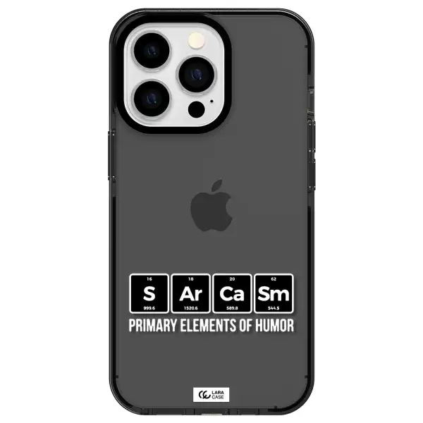 a group of black square letters with white text Apple iPhone 13 Pro impact Smoke Black Case