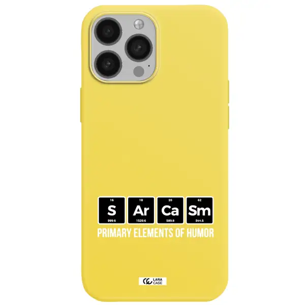 a group of black square letters with white text Apple iPhone 13 Pro Silicone canary yellow Case