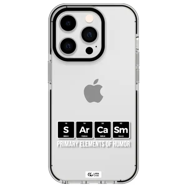 a group of black square letters with white text Apple iPhone 14 pro impact black border Case