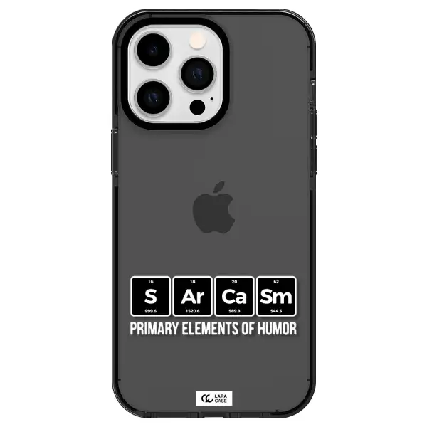 a group of black square letters with white text Apple iPhone 14 pro max impact Smoke Black Case