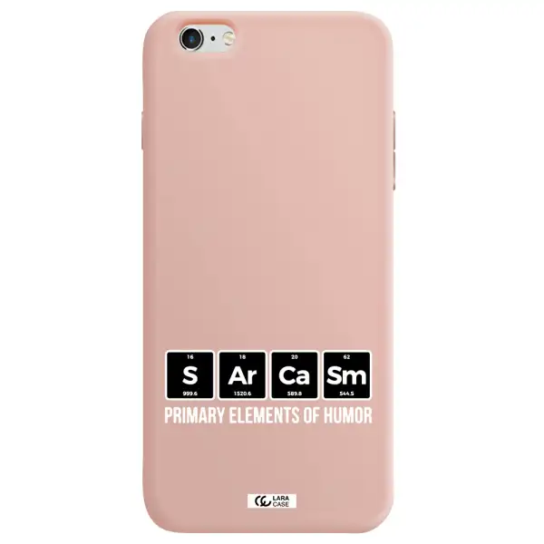 a group of black square letters with white text Apple iPhone 6 s plus Silicone pastel pink Case