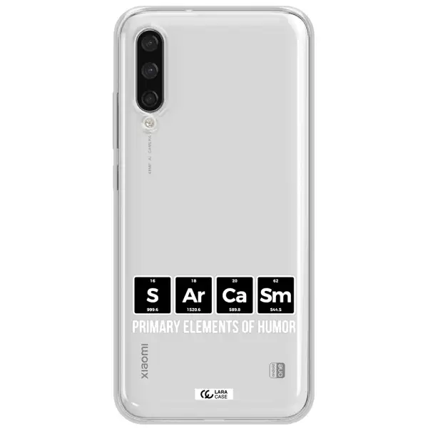 A Group Of Black Square Letters With White Text Xiaomi Mi A3 Clear Tpu Case