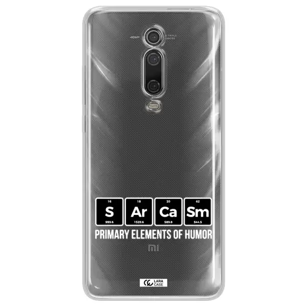 A Group Of Black Square Letters With White Text Xiaomi Redmi K20 Clear Tpu Case