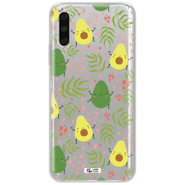 A Pattern Of Avocado And Leaves Huawei Y9S Clear Tpu Case