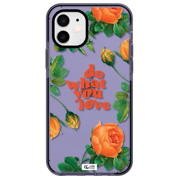 a close up of flowers Apple iPhone 11 impact Lilac Case
